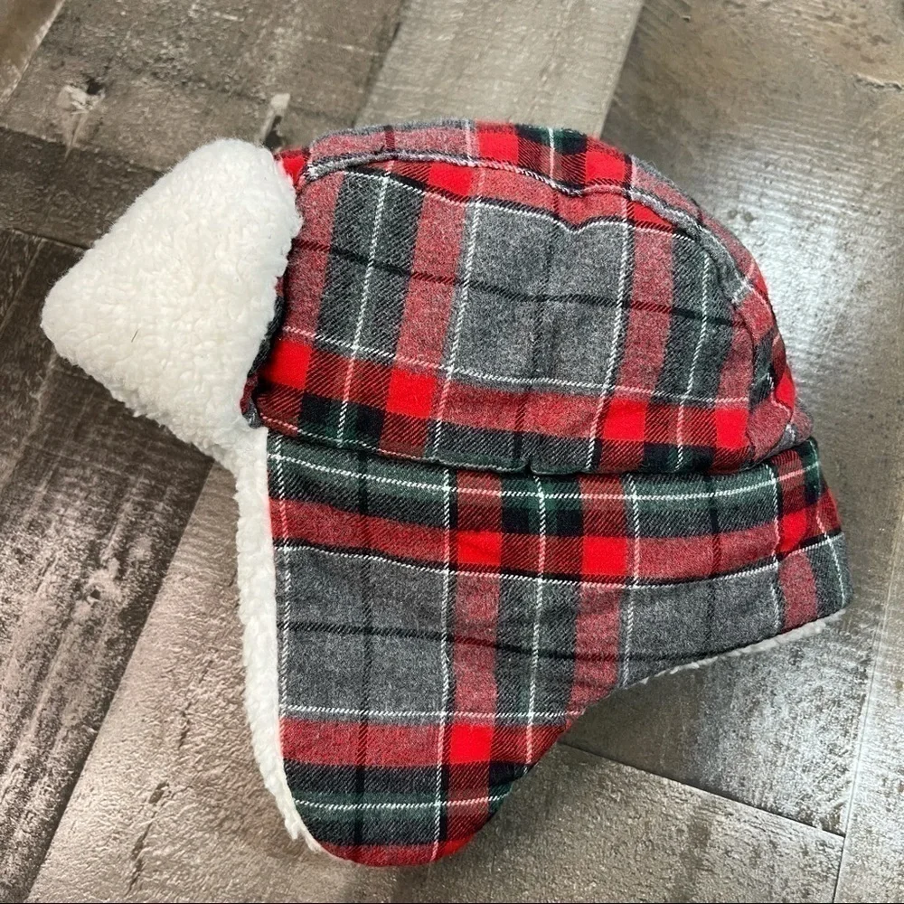 Carter’s Boys Winter Plaid Hat 12 - 24 months